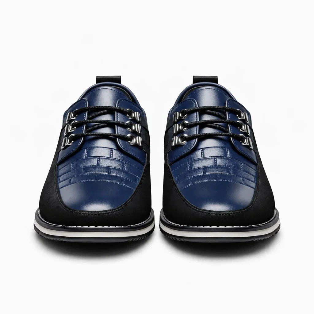 Mocasines de Piel con Plataforma para Hombre - Mr Fashion