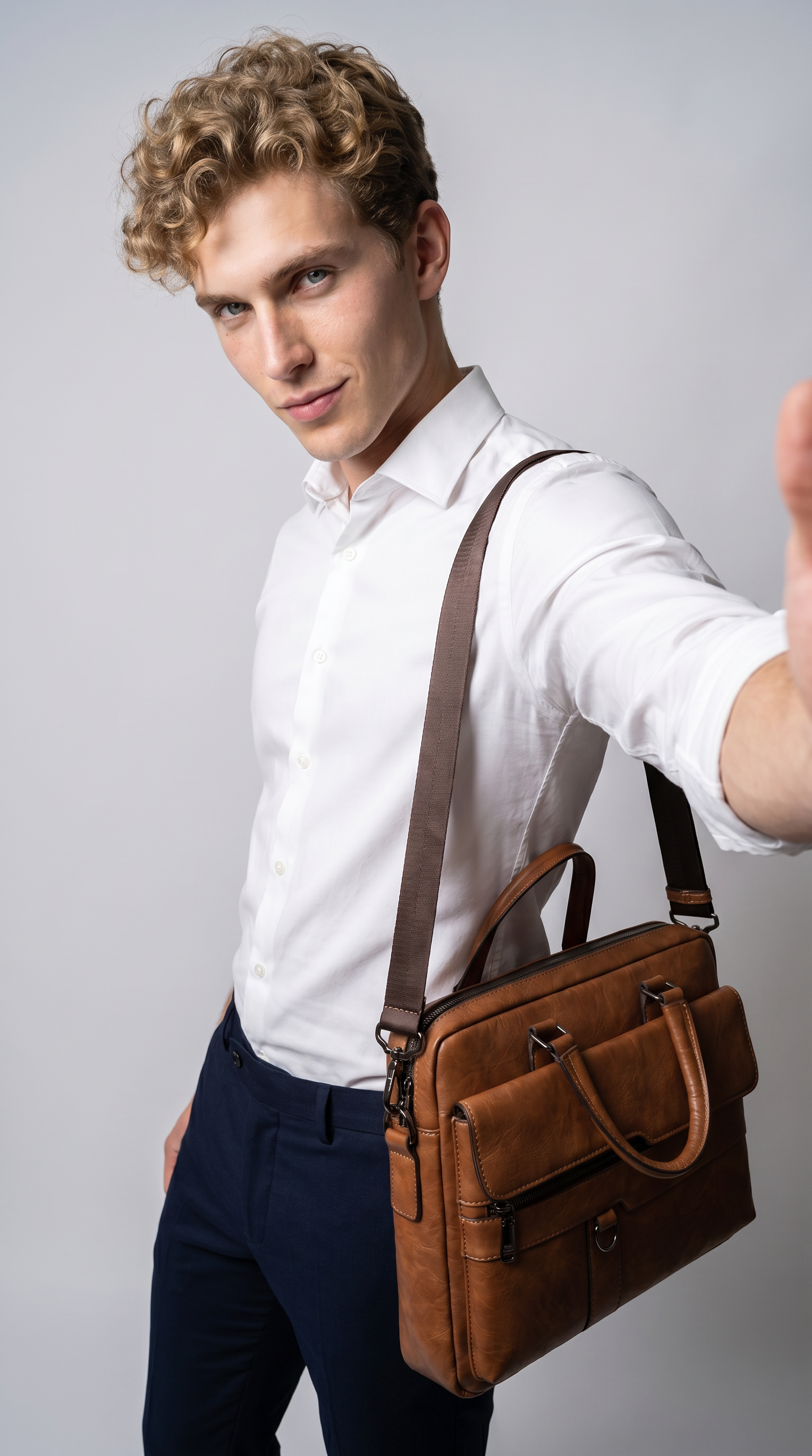 Maletín de Piel para Hombre - Rock