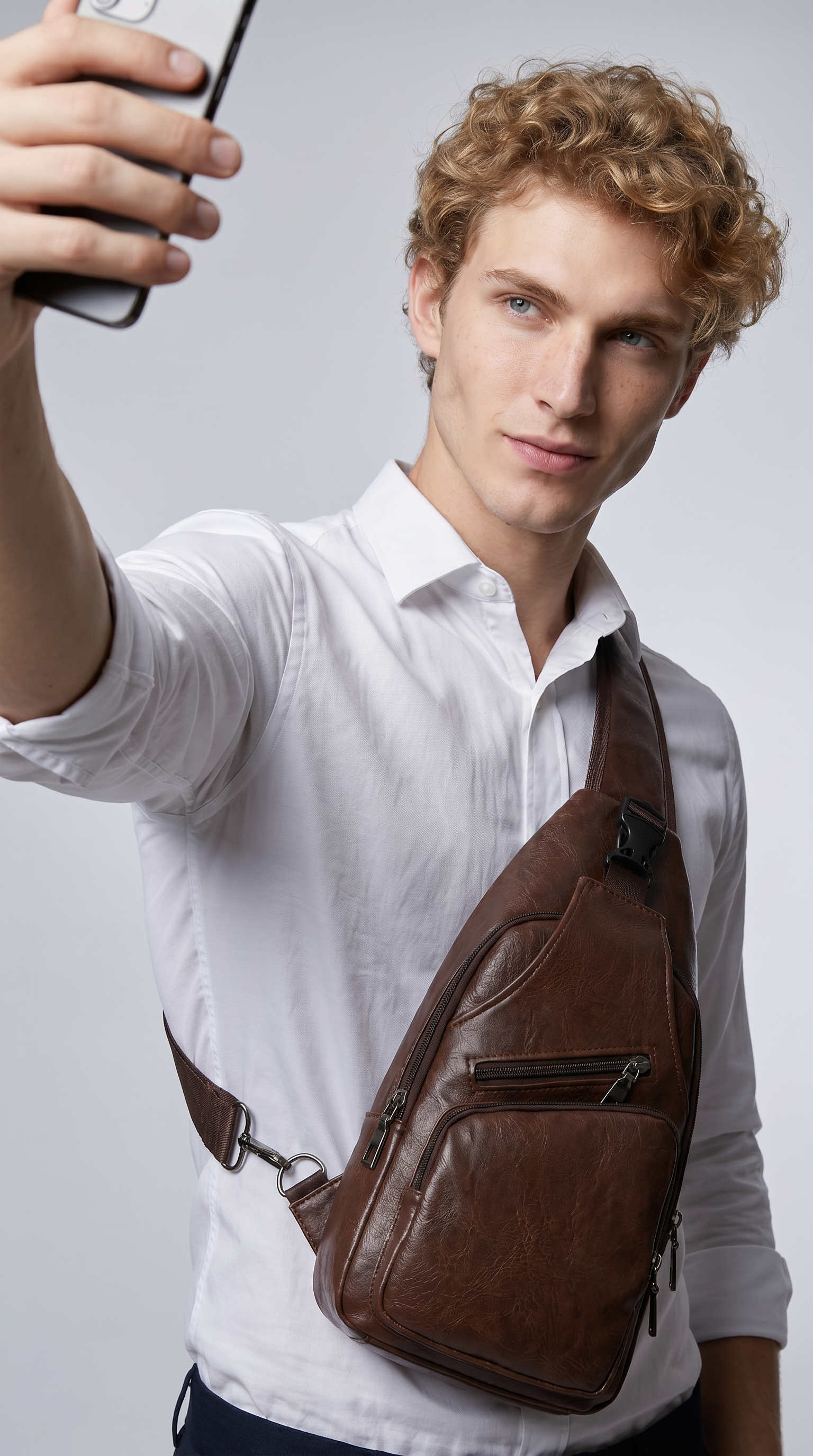 Bolso Bandolera de Piel para Hombre - Riot