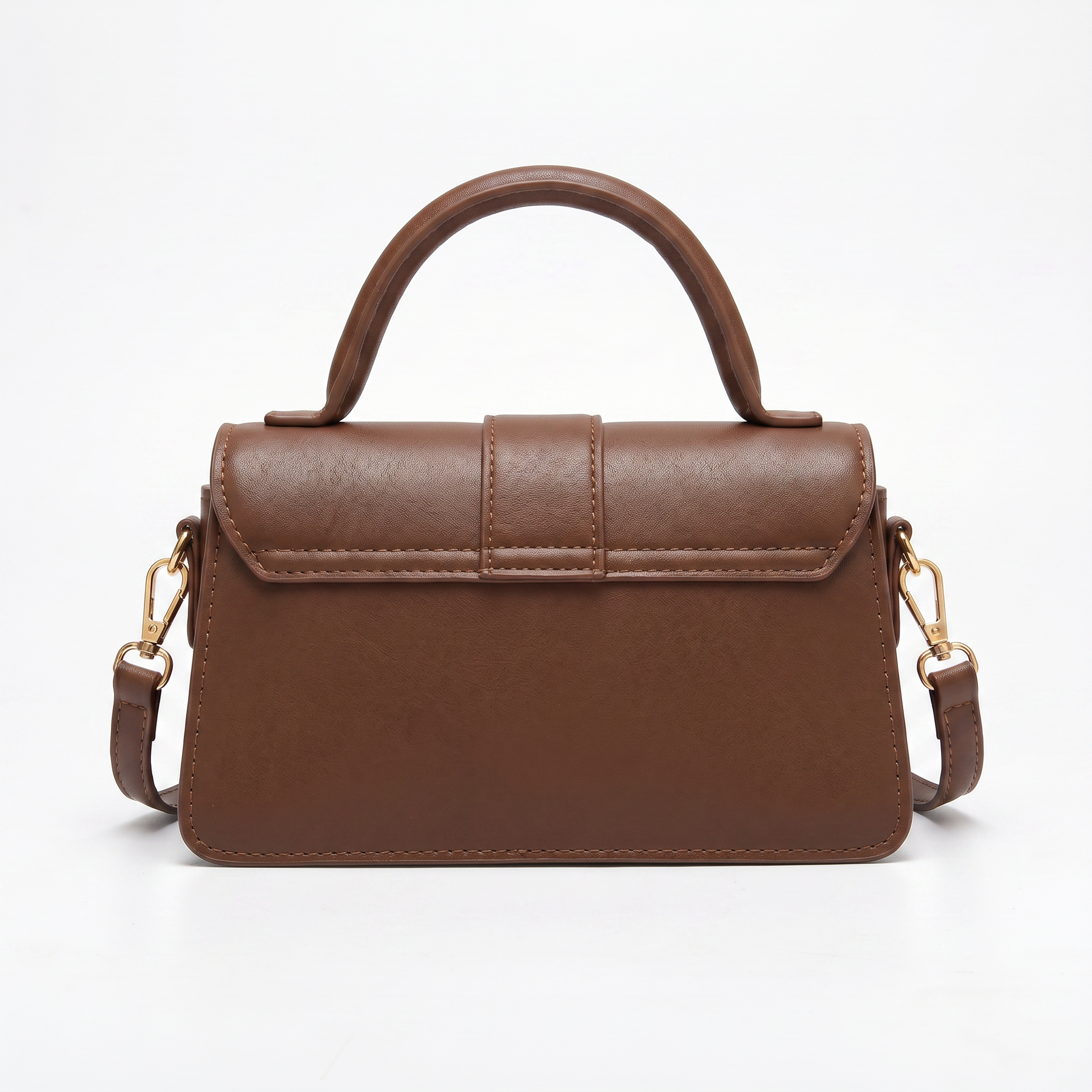 Bolso de Asa Corta de Piel para Mujer - Amelia