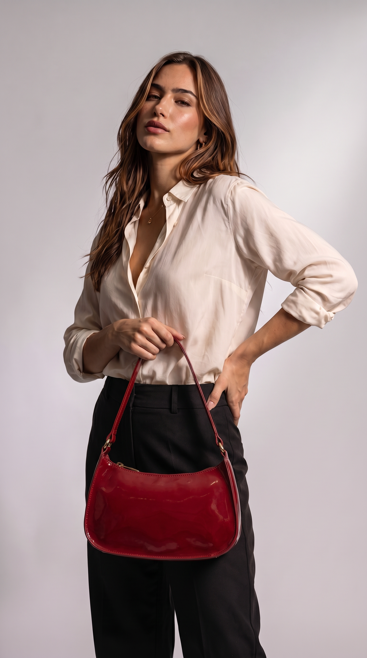 Bolso Baguette de Piel para Mujer - Carol