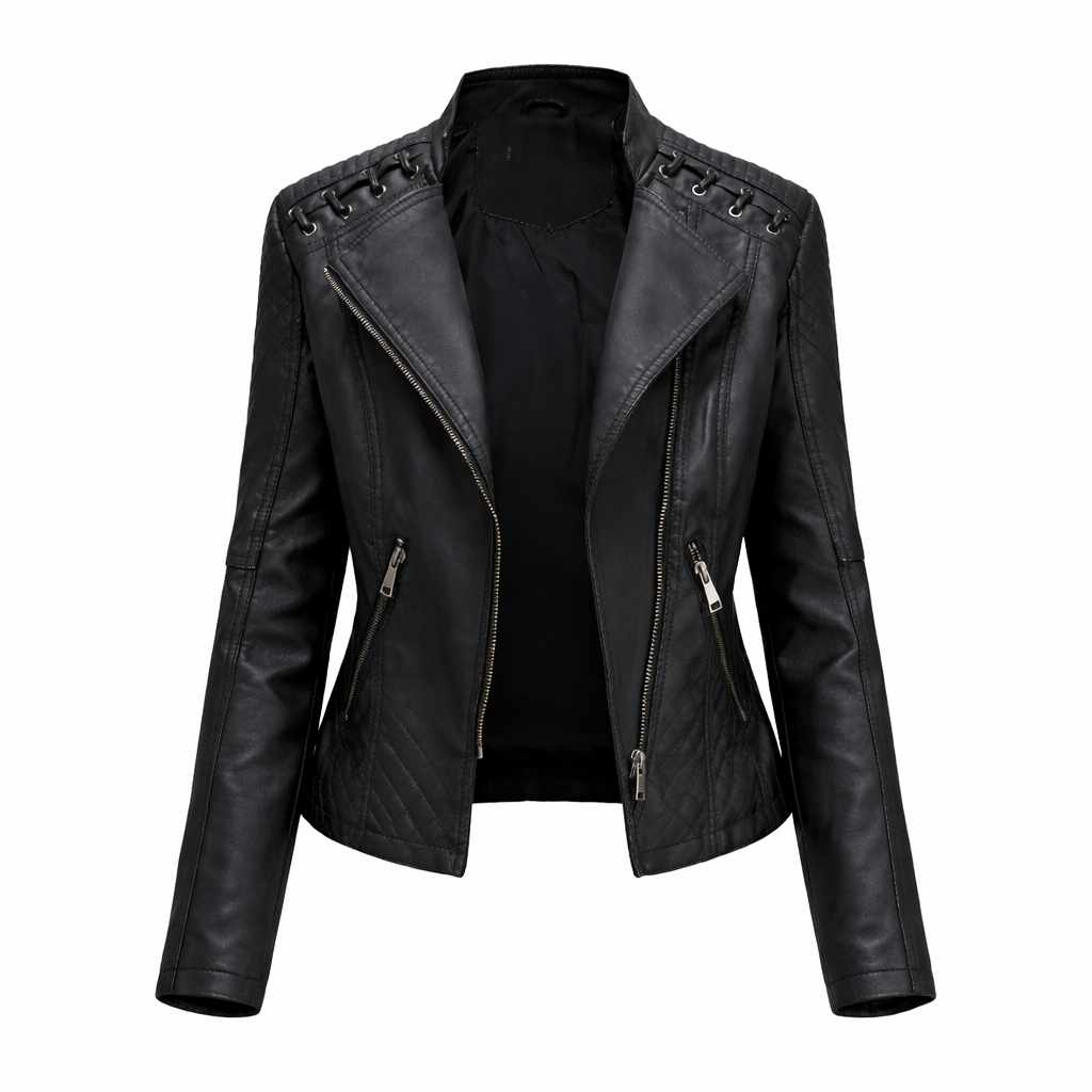 Chaqueta de Piel Acolchada para Mujer - Voug