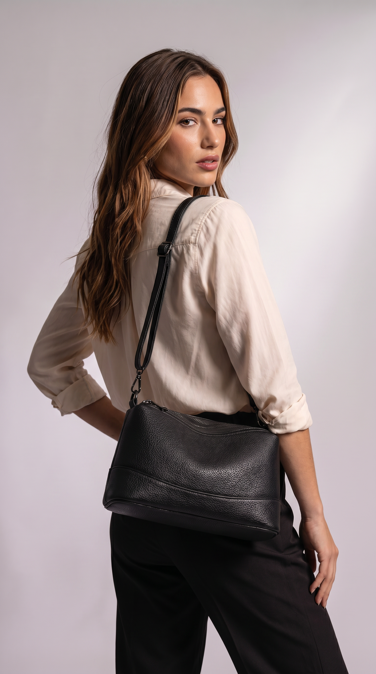 Bolso Bandolera de Piel para Mujer - Selena