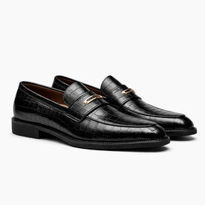 Mocasines de Piel con Plataforma para Hombre - Aligatort Style