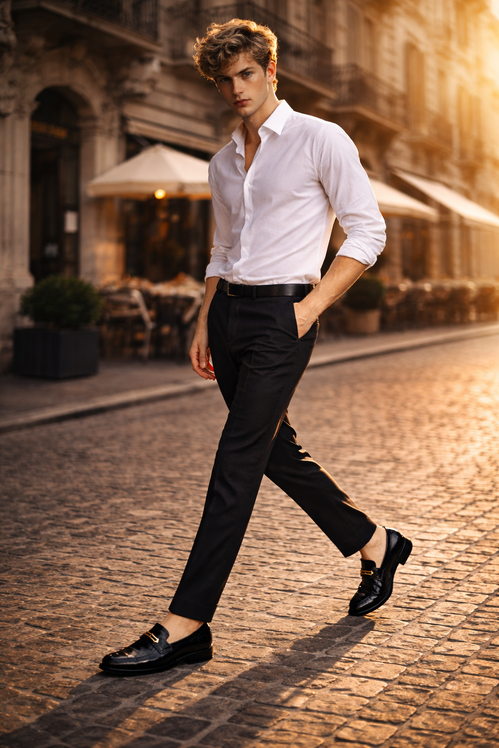 Mocasines de Piel con Plataforma para Hombre - Aligatort Style