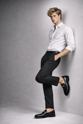Mocasines de Piel con Plataforma para Hombre - Aligatort Style