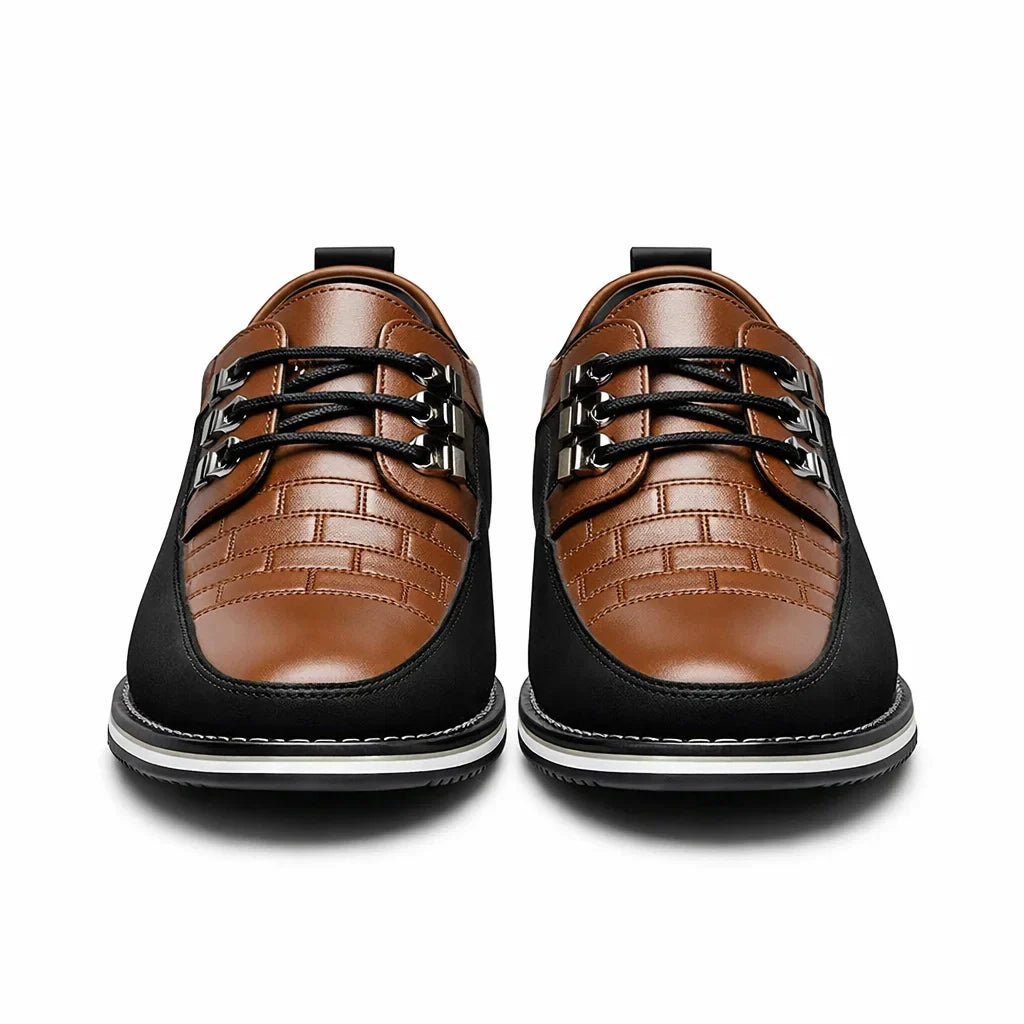 Mocasines de Piel con Plataforma para Hombre - Mr Fashion
