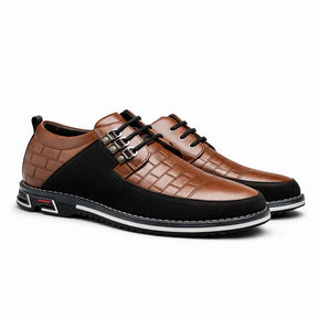 Mocasines de Piel con Plataforma para Hombre - Mr Fashion