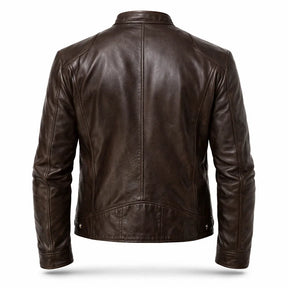 Chaqueta de Piel Ajustada para Hombre - Toppest