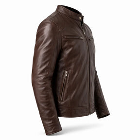 Chaqueta de Piel Ajustada para Hombre - Toppest