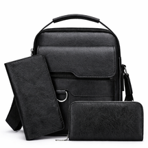 Bolso Satchel de Piel para Hombre - Leepus 3 en 1