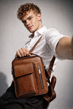 Bolso Satchel de Piel para Hombre - Thornbury