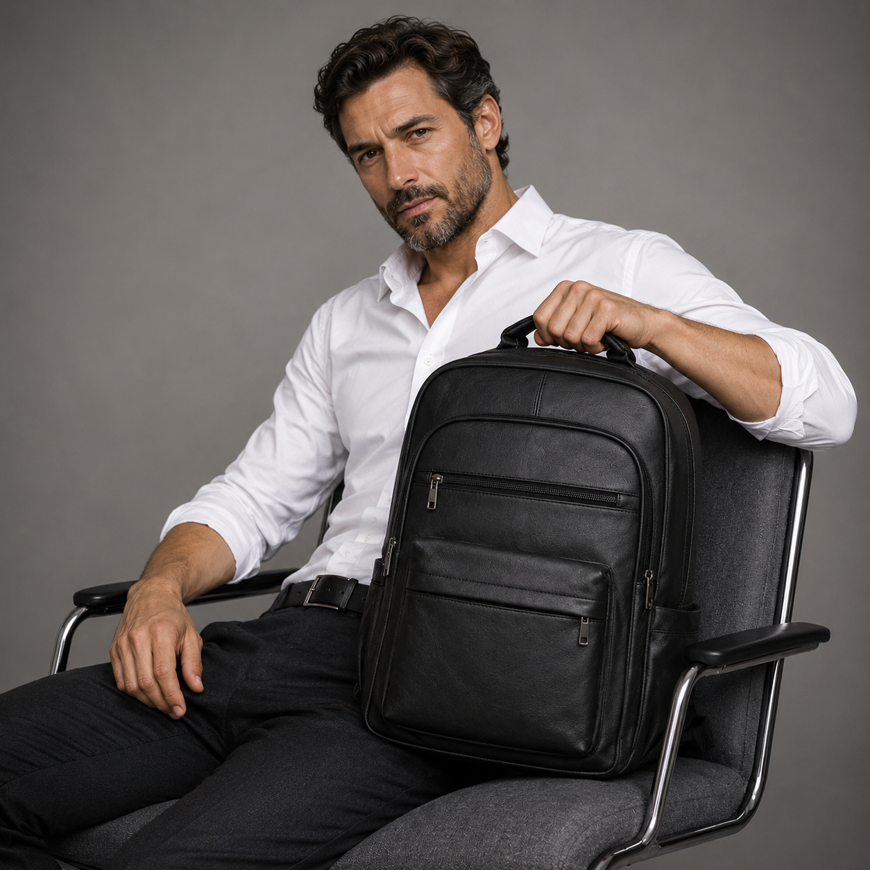 Mochila de Piel para Hombre - Oxbridge