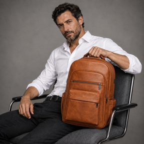 Mochila de Piel para Hombre - Oxbridge