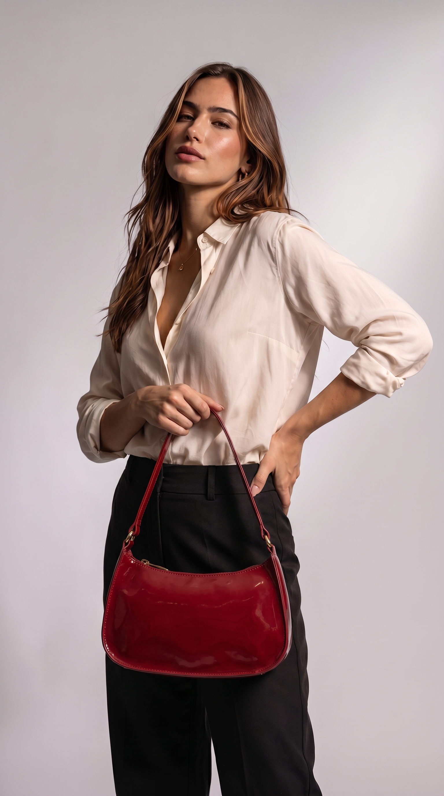 Bolso Baguette de Piel para Mujer - Carol