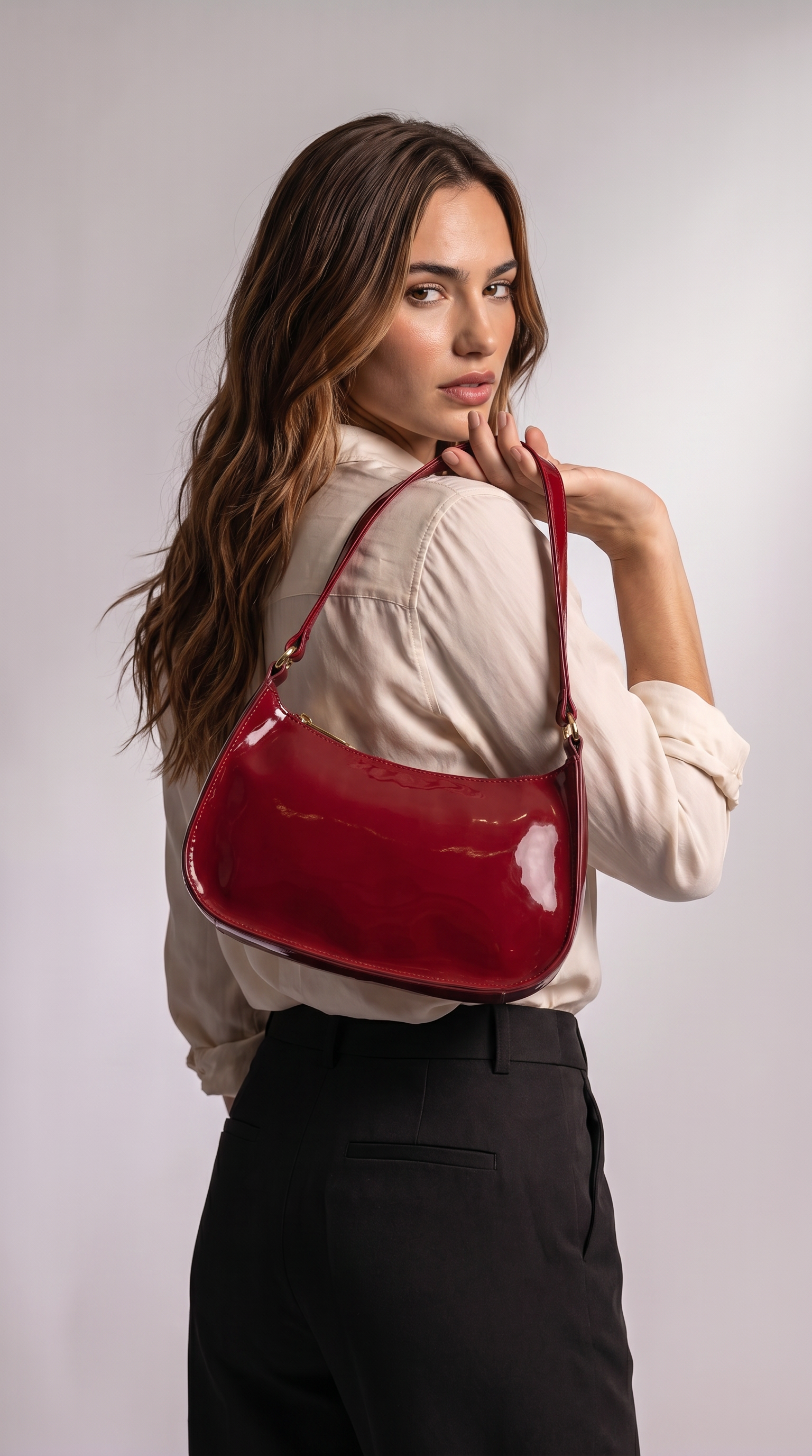 Bolso Baguette de Piel para Mujer - Carol