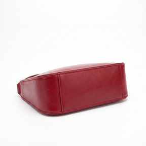 Bolso Hobo de Piel para Mujer - Cherry