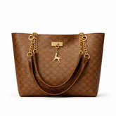 Bolso Mensajero de Piel para Mujer - Camel - Kingsford