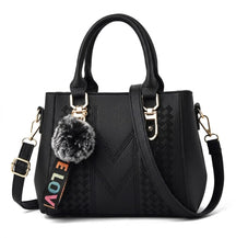 Bolso de Asa Corta de Piel para Mujer - Cherry