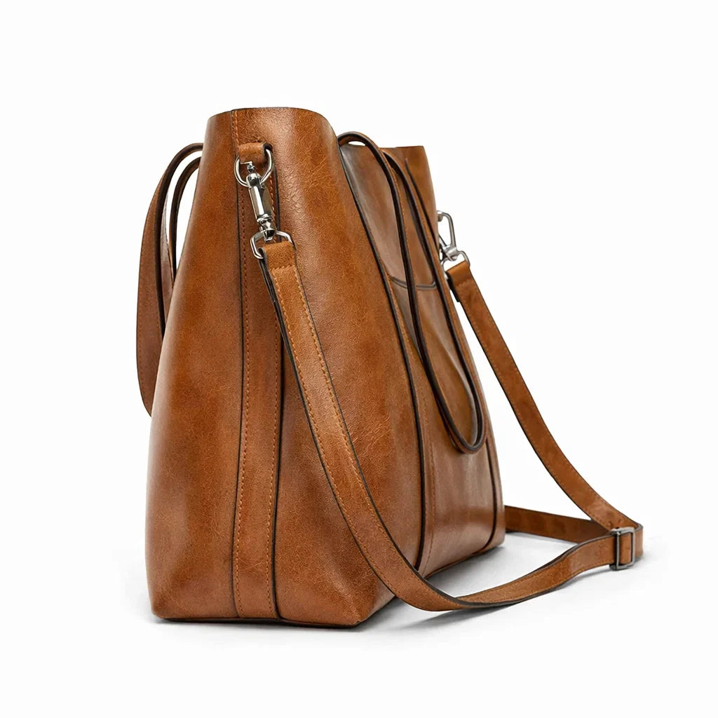 Bolso Mensajero de Piel para Mujer - Elegant Woman