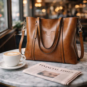 Bolso Mensajero de Piel para Mujer - Elegant Woman