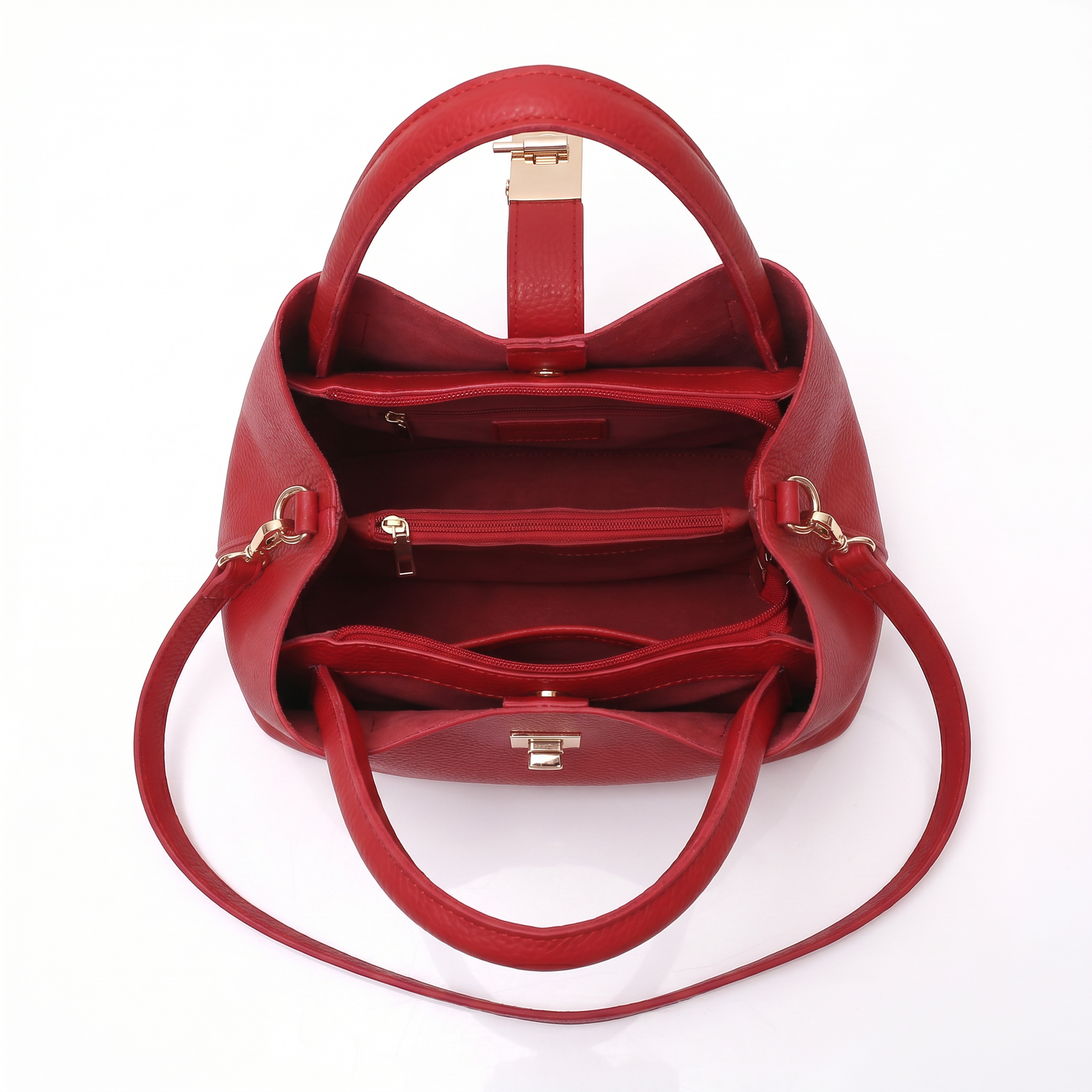 Bolso Mensajero de Piel para Mujer - Heart