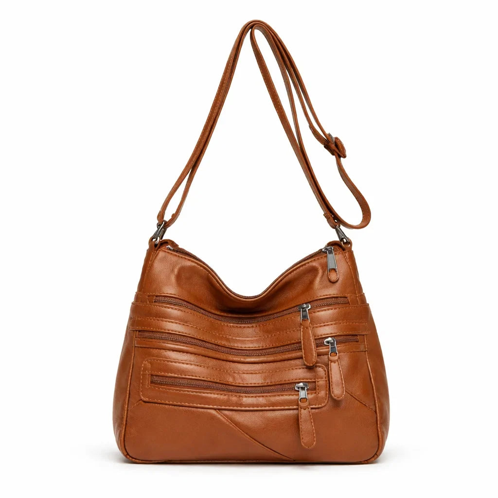 Bolso de Hombro de Piel para Mujer - Olivia