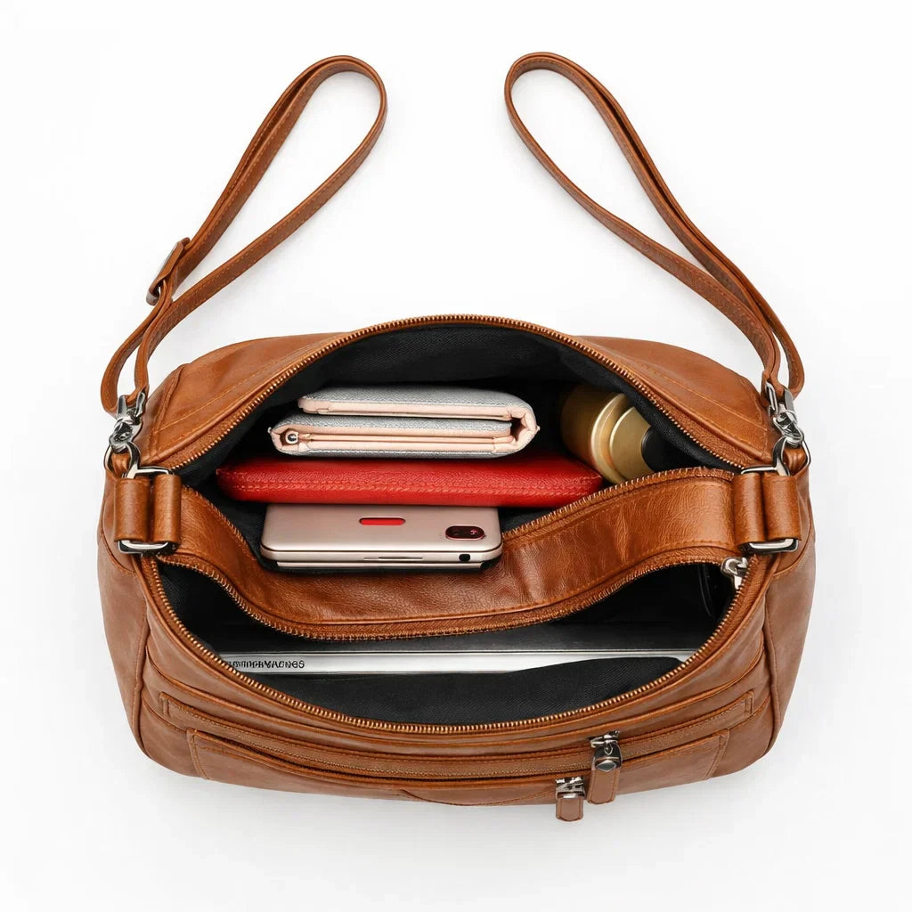Bolso de Hombro de Piel para Mujer - Olivia