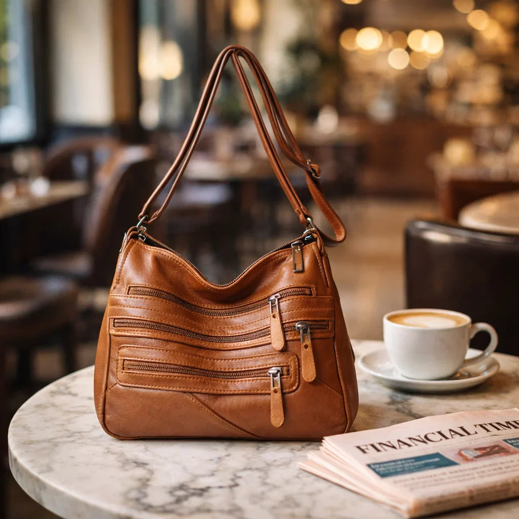 Bolso de Hombro de Piel para Mujer - Olivia
