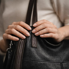 Bolso Mensajero de Piel para Mujer - Sofia Vintage Girl