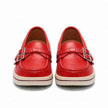 Mocasines de Piel con Plataforma para Mujer - Day Flex
