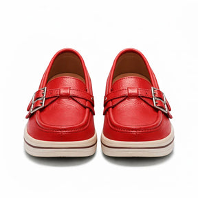 Mocasines de Piel con Plataforma para Mujer - Day Flex