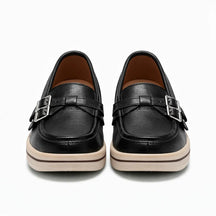 Mocasines de Piel con Plataforma para Mujer - Day Flex