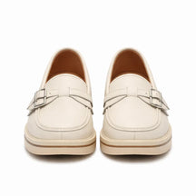 Mocasines de Piel con Plataforma para Mujer - Day Flex