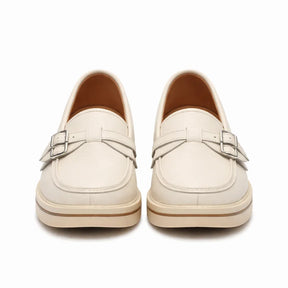 Mocasines de Piel con Plataforma para Mujer - Day Flex