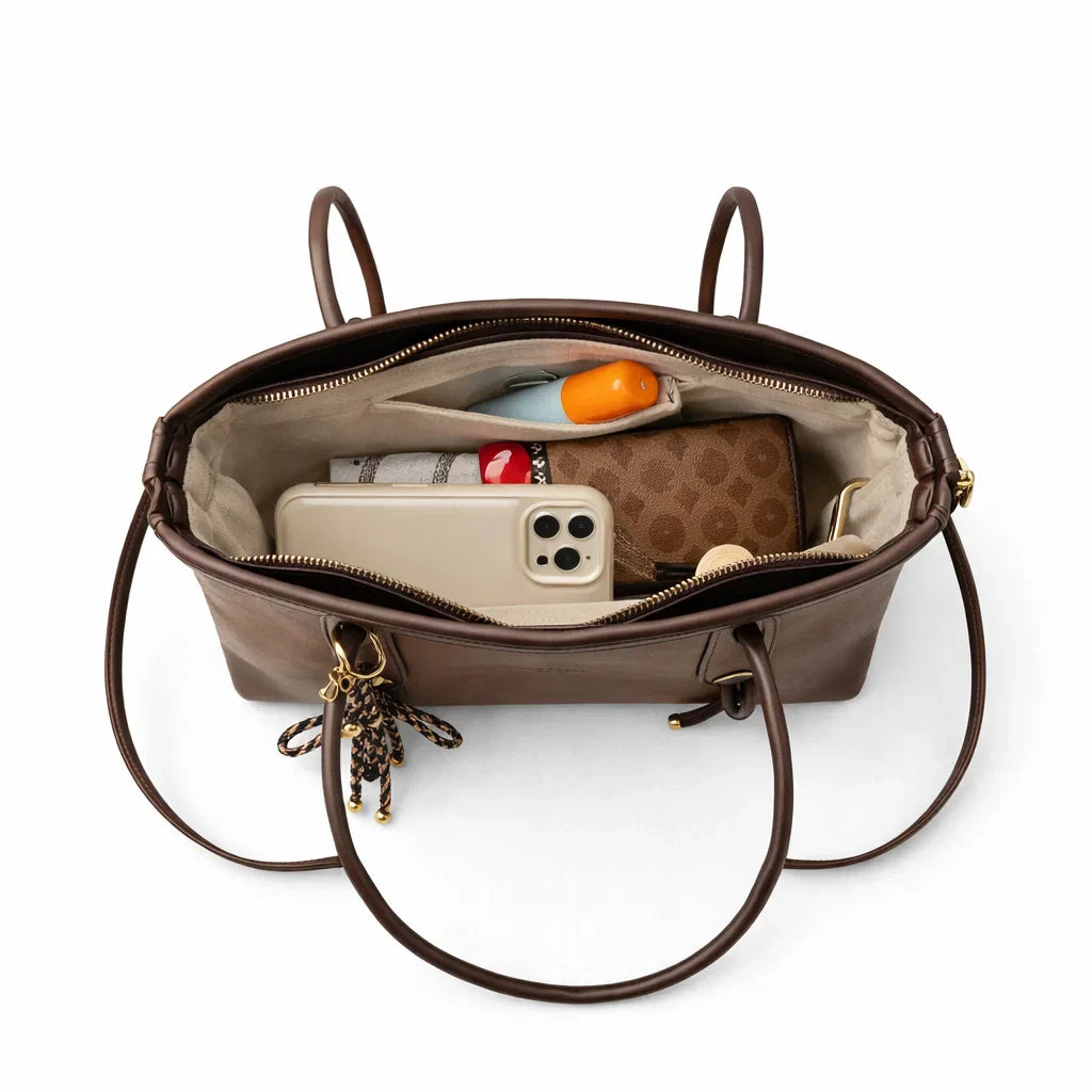 Bolso de Hombro de Piel para Mujer - Canterbury