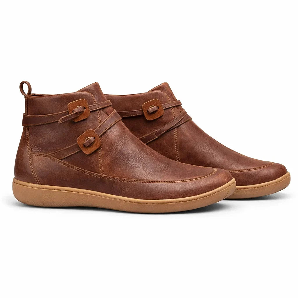 Botines de Piel Cómodos para Mujer - ComfortLeather