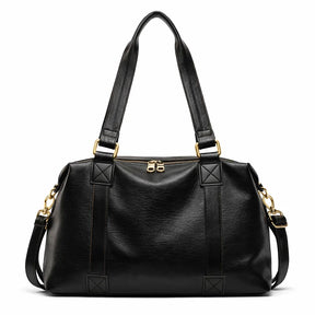 Bolso Bandolera de Piel para Mujer - Negro - Elsworth