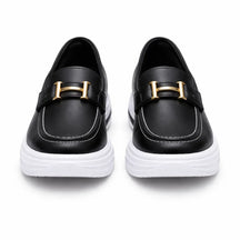 Mocasines de Piel con Plataforma para Mujer - Comfortsole