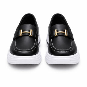 Mocasines de Piel con Plataforma para Mujer - Comfortsole