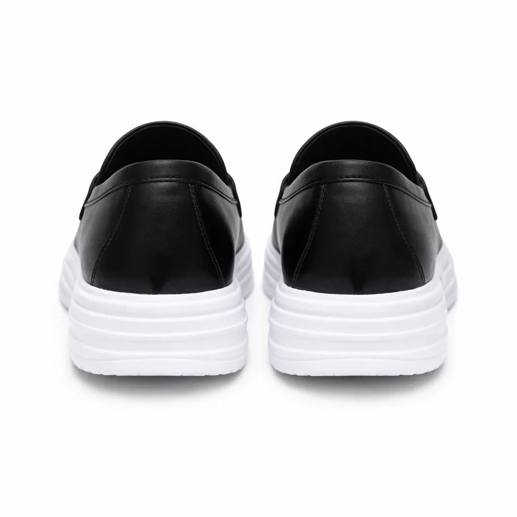 Mocasines de Piel con Plataforma para Mujer - Comfortsole
