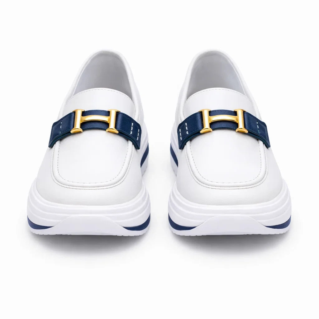 Mocasines de Piel con Plataforma para Mujer - Comfortsole