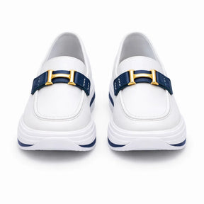 Mocasines de Piel con Plataforma para Mujer - Comfortsole