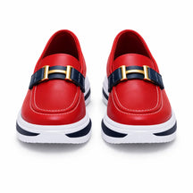 Mocasines de Piel con Plataforma para Mujer - Comfortsole