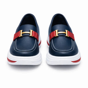 Mocasines de Piel con Plataforma para Mujer - Comfortsole