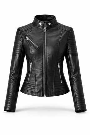 Chaqueta de Piel Acolchada para Mujer - Roma