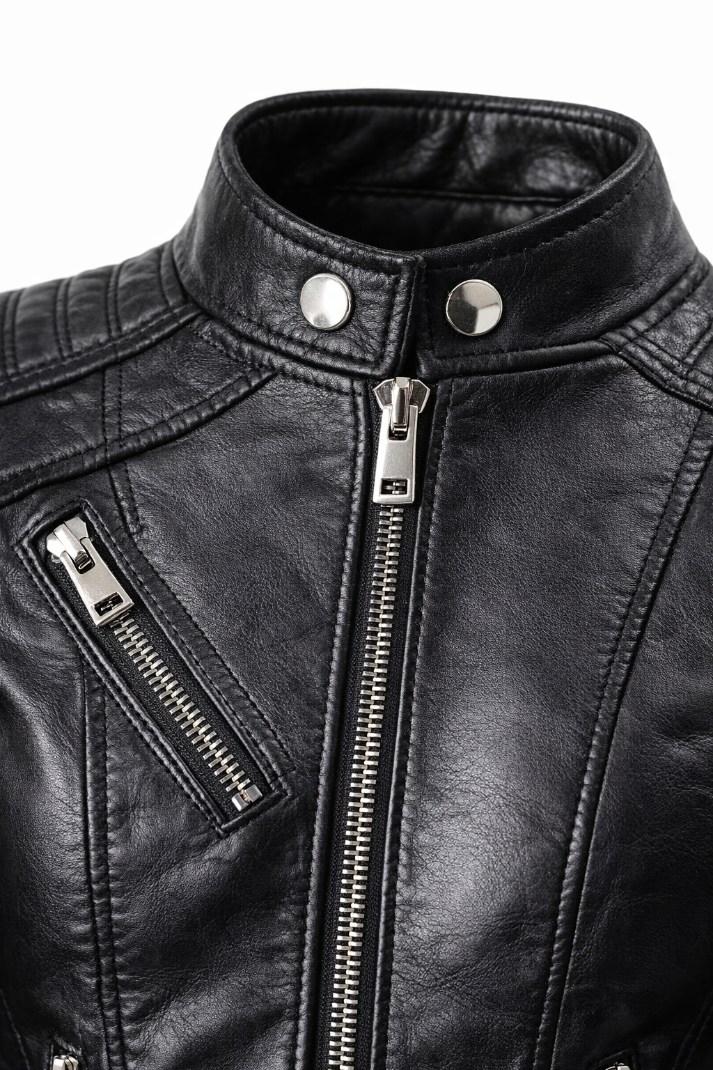 Chaqueta de Piel Acolchada para Mujer - Roma