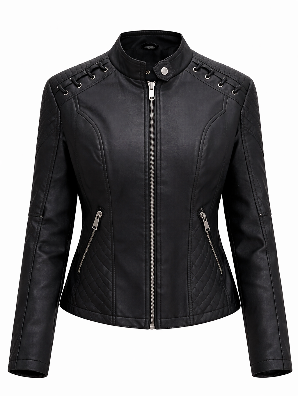 Chaqueta de Piel Acolchada para Mujer - Voug