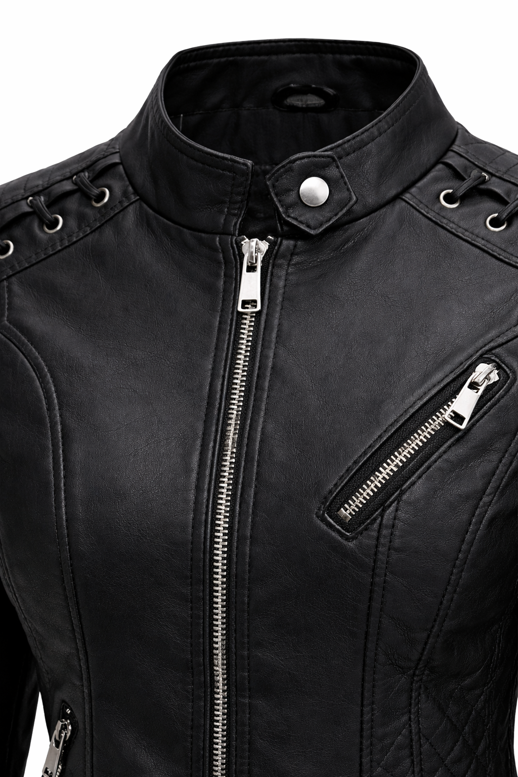 Chaqueta de Piel Acolchada para Mujer - Voug