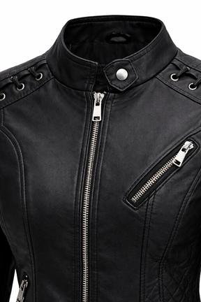 Chaqueta de Piel Acolchada para Mujer - Voug